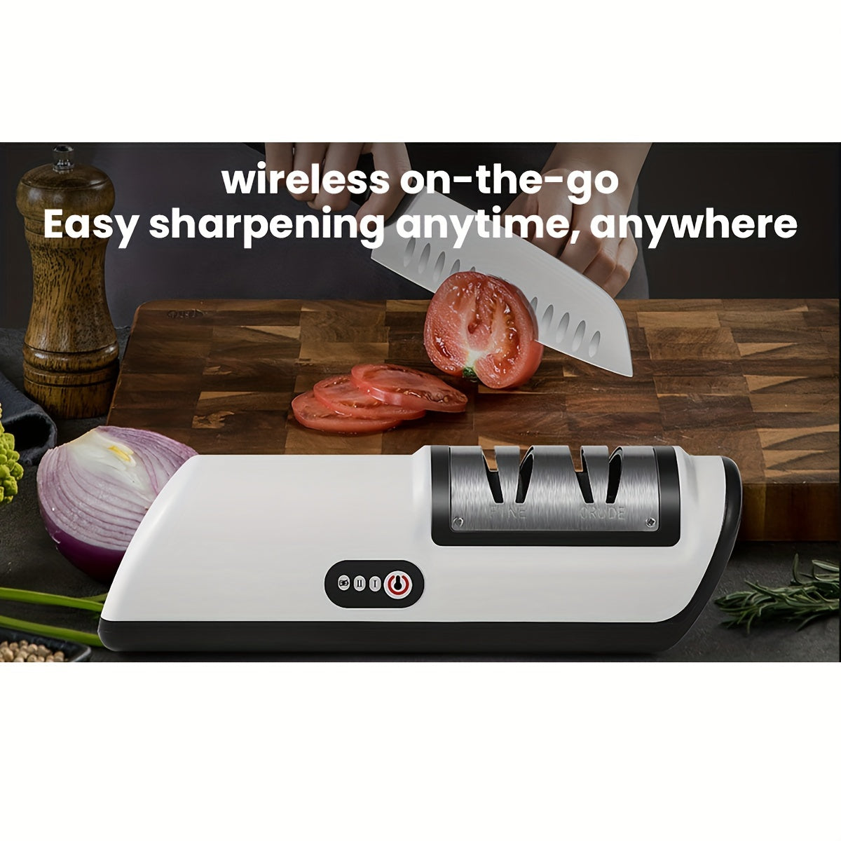 Professional USB Rechargeable Electric Knife Sharpener