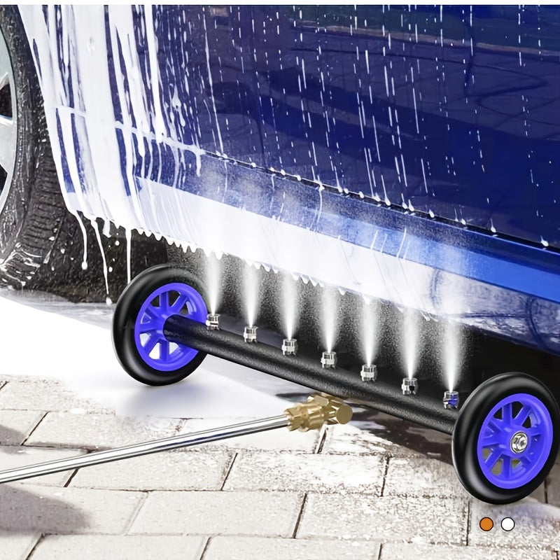 Blue High Pressure Washer for Chassis, 2-in-1 with 7-Hole Nozzle, 1/4" Quick Connect,, Lawn & Garden Tool