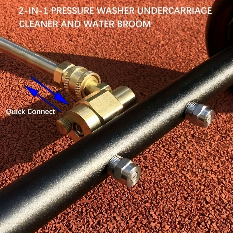 Blue High Pressure Washer for Chassis, 2-in-1 with 7-Hole Nozzle, 1/4" Quick Connect,, Lawn & Garden Tool