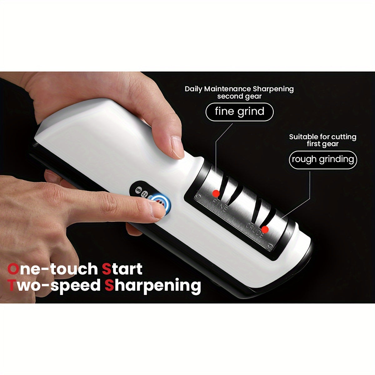 Professional USB Rechargeable Electric Knife Sharpener