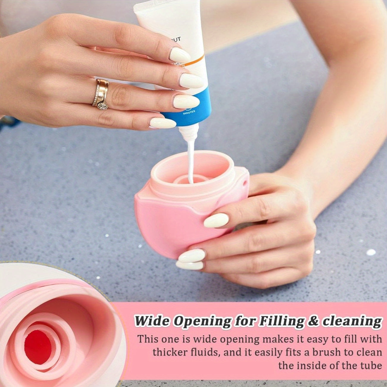 Sunscreen Applicator - Portable Sunscreen Roller Sponge Applicator with Protective Cap