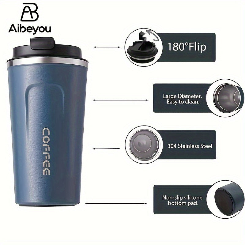 17oz Insulated Coffee Pot Smart Temperature Display Coffee Mug