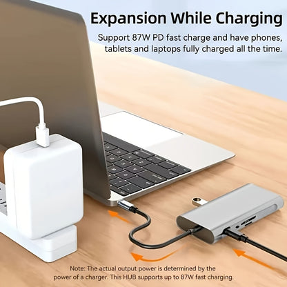 11-in-1 Type-C USB-C Expansion Dock with Multiple USB-C Ports