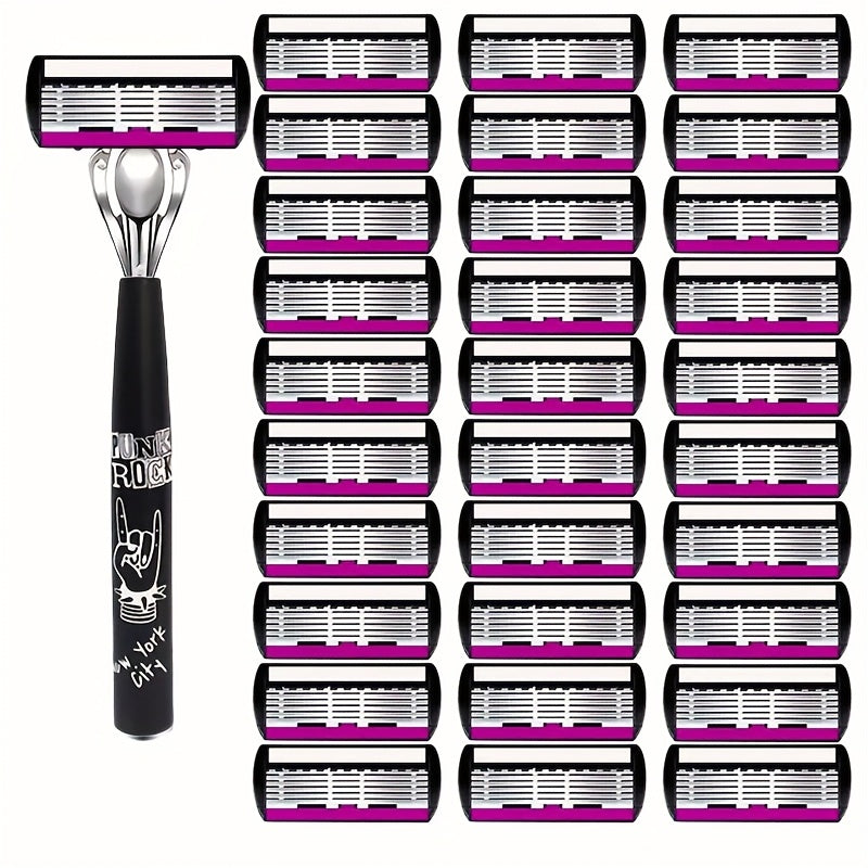 Manual Razor Set with 6 Layers