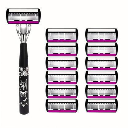 Manual Razor Set with 6 Layers