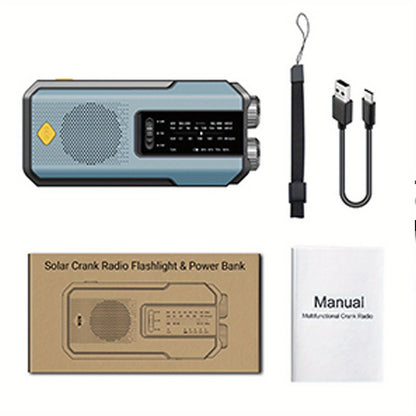 Daykit Emergency Hand Crank Radio with 3-LED Flashlight