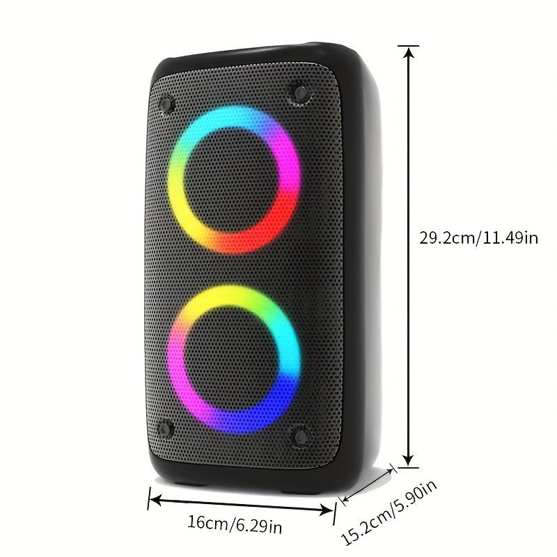 Portable Karaoke Machine with Dual Speakers