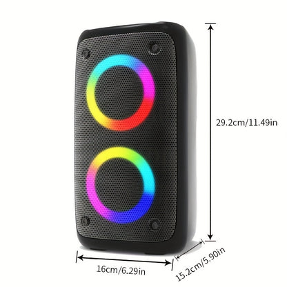 Portable Karaoke Machine with Dual Speakers