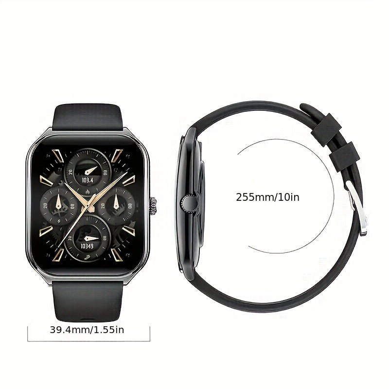 Ultra-Thin 4.98cm AMOLED Smartwatch - HD Resolution, High Quality, Wireless 5.0, Multi-Sport Tracker