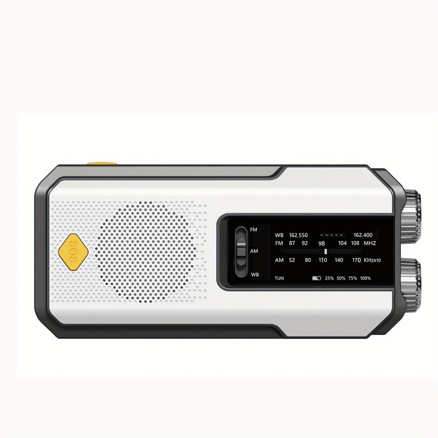 Daykit Emergency Hand Crank Radio with 3-LED Flashlight