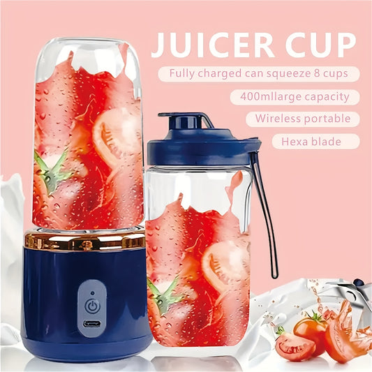 , Portable Milk Shake Blender - Travel Juice Blender
