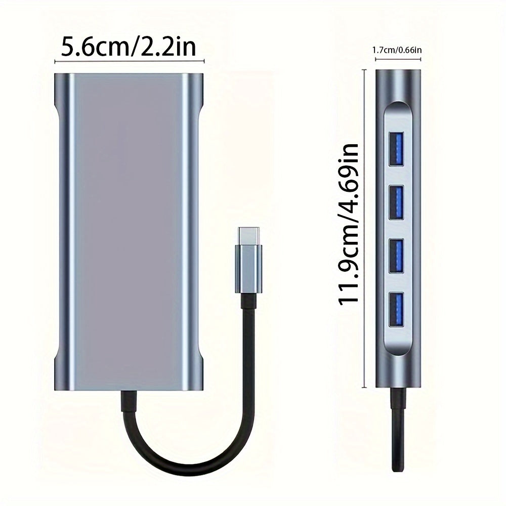 11-in-1 Type-C USB-C Expansion Dock with Multiple USB-C Ports