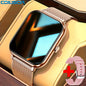 Smart Watch - 4.65cm HD Display, Golden-Tone Mesh Band,, Wireless, Sedentary Alert