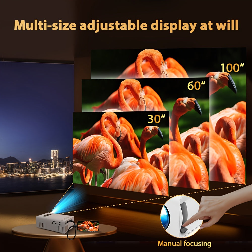Mini Smart Portable Home Theater Projector