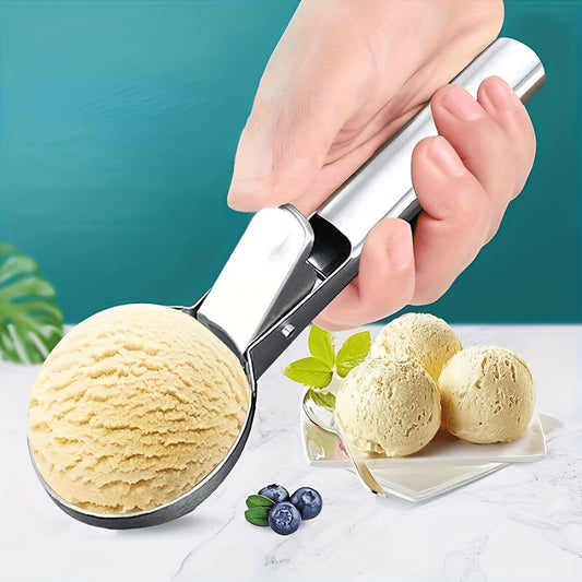 High quality stainless steel ice cream scoop with easy to trigger design