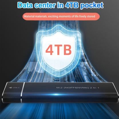 Dual-Protocol SATA/NVMe Hard Drive Enclosure