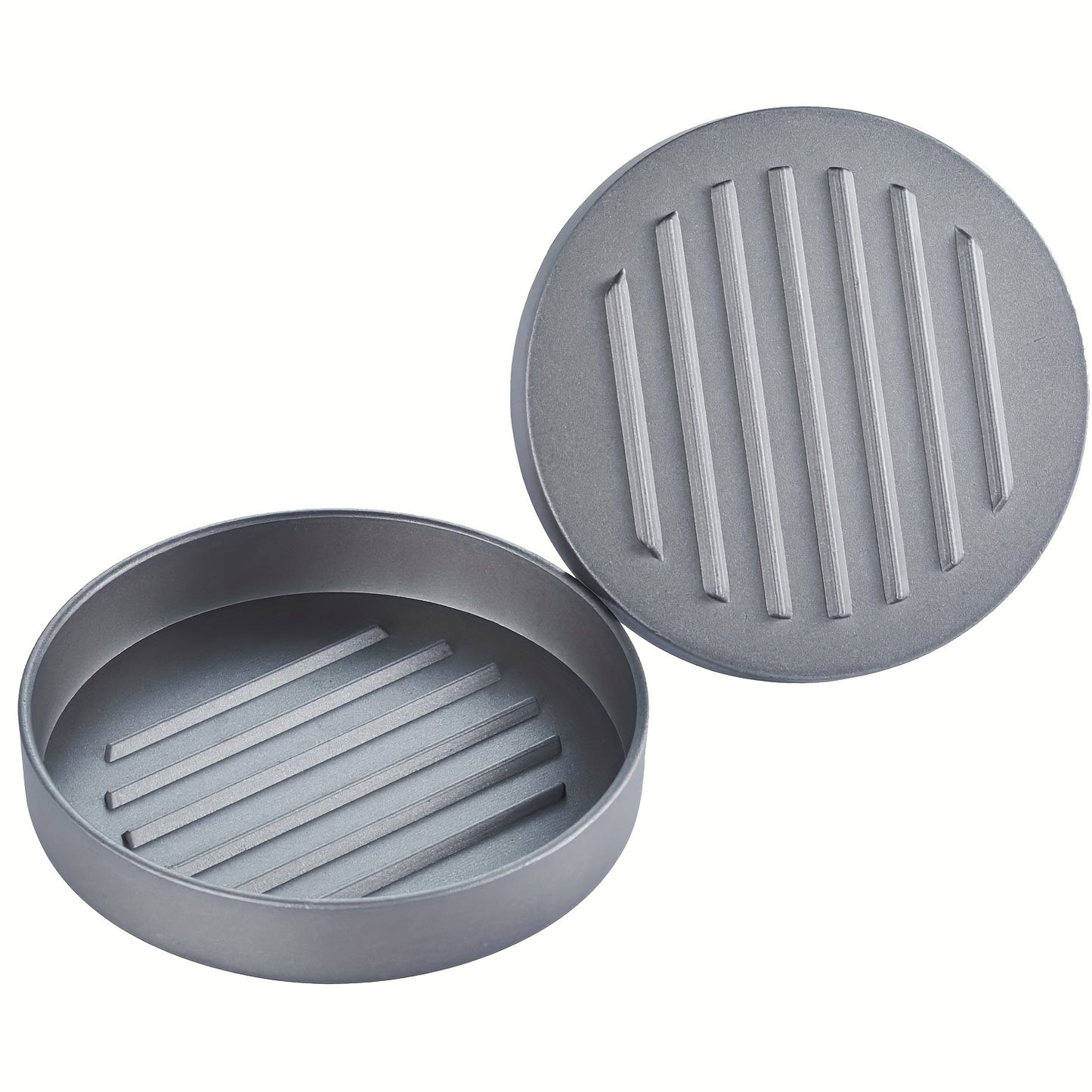 Burger Press 100 Patty Papers, Aluminum Non-Stick Hamburger Patty Maker Mold