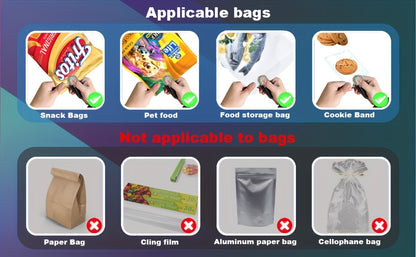 Portable 2-in-1 Heat Vacuum Sealer & Cutter Machine