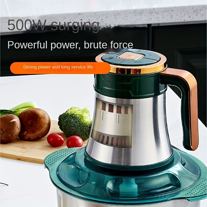 Electric Meat Grinder, Food Processor 5L Stainless Steel And Noodle Machine