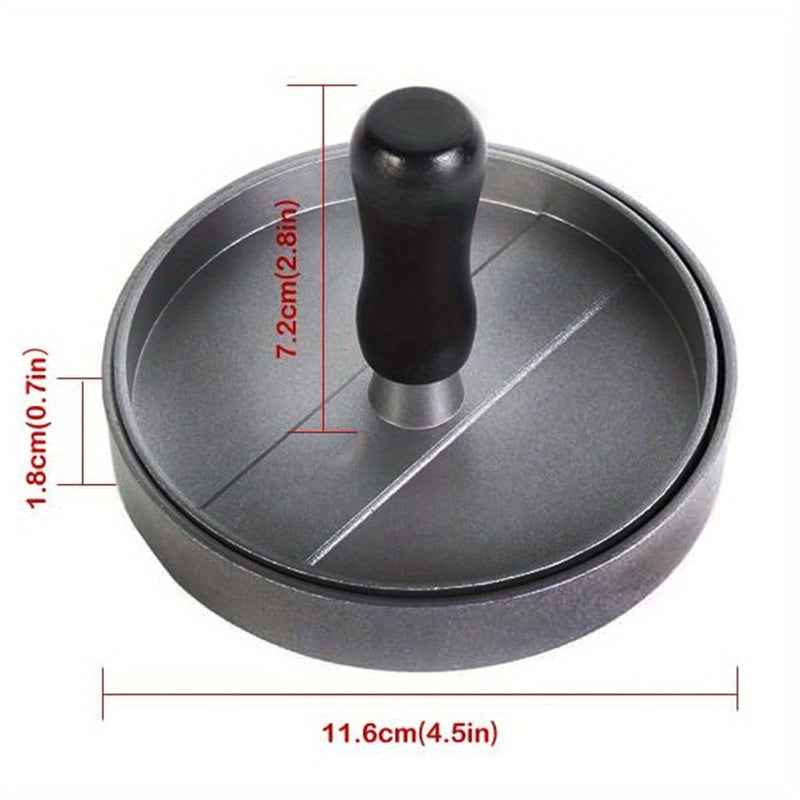 Burger Press 100 Patty Papers, Aluminum Non-Stick Hamburger Patty Maker Mold