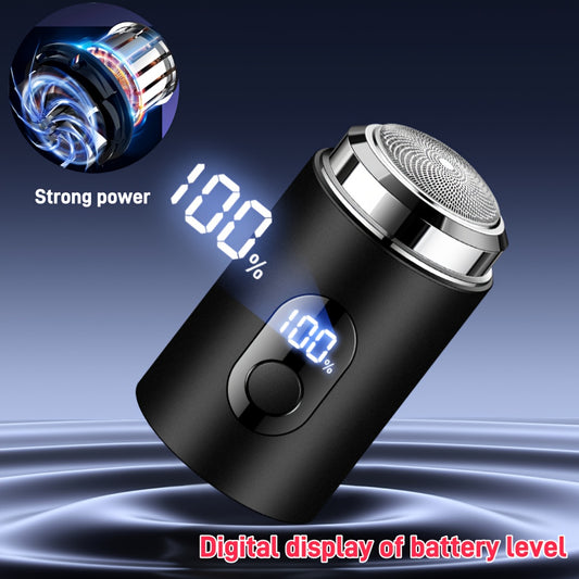 Men'S USB-C Charged Electric Razor with Automatic Blade Sharpening, LED Digital Battery Display