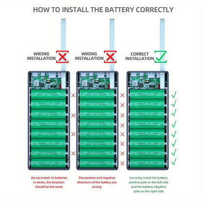 Battery Holder Storage Box -  Super Fast Charge