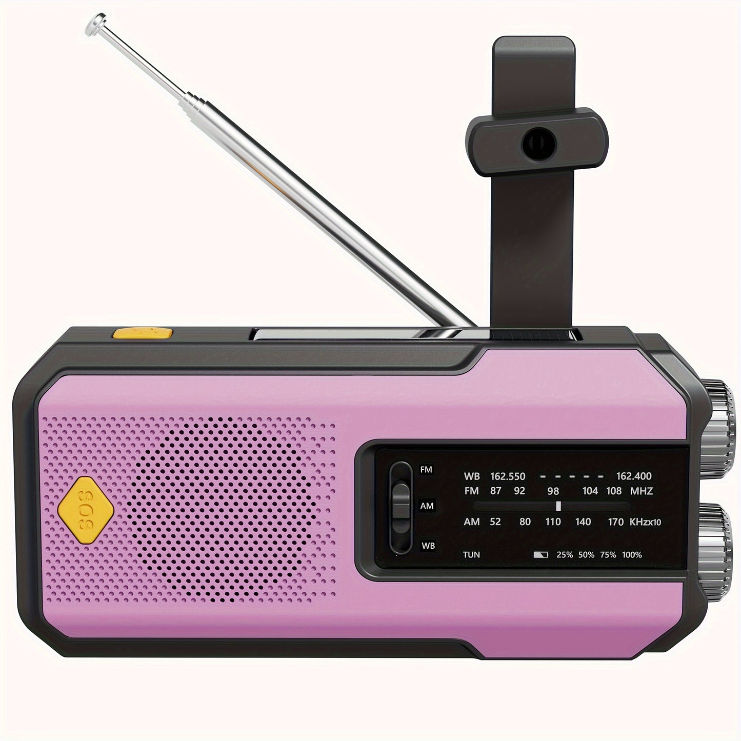 Daykit Emergency Hand Crank Radio with 3-LED Flashlight