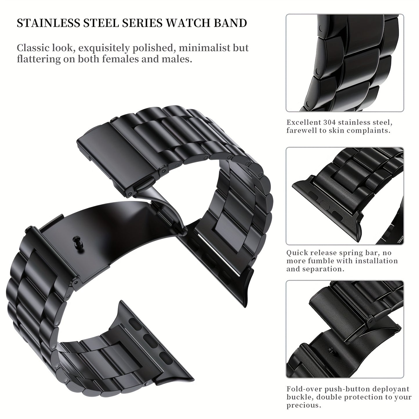 Stainless Steel for iwatch Band for Apple Watch Ultra2 Ultra Series