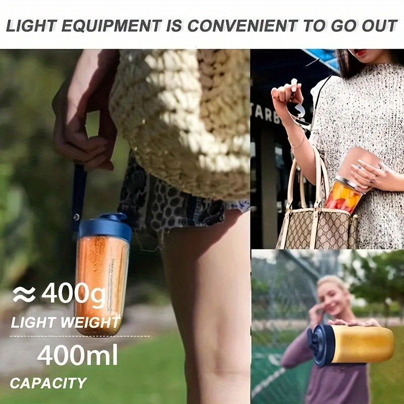 , Portable Milk Shake Blender - Travel Juice Blender