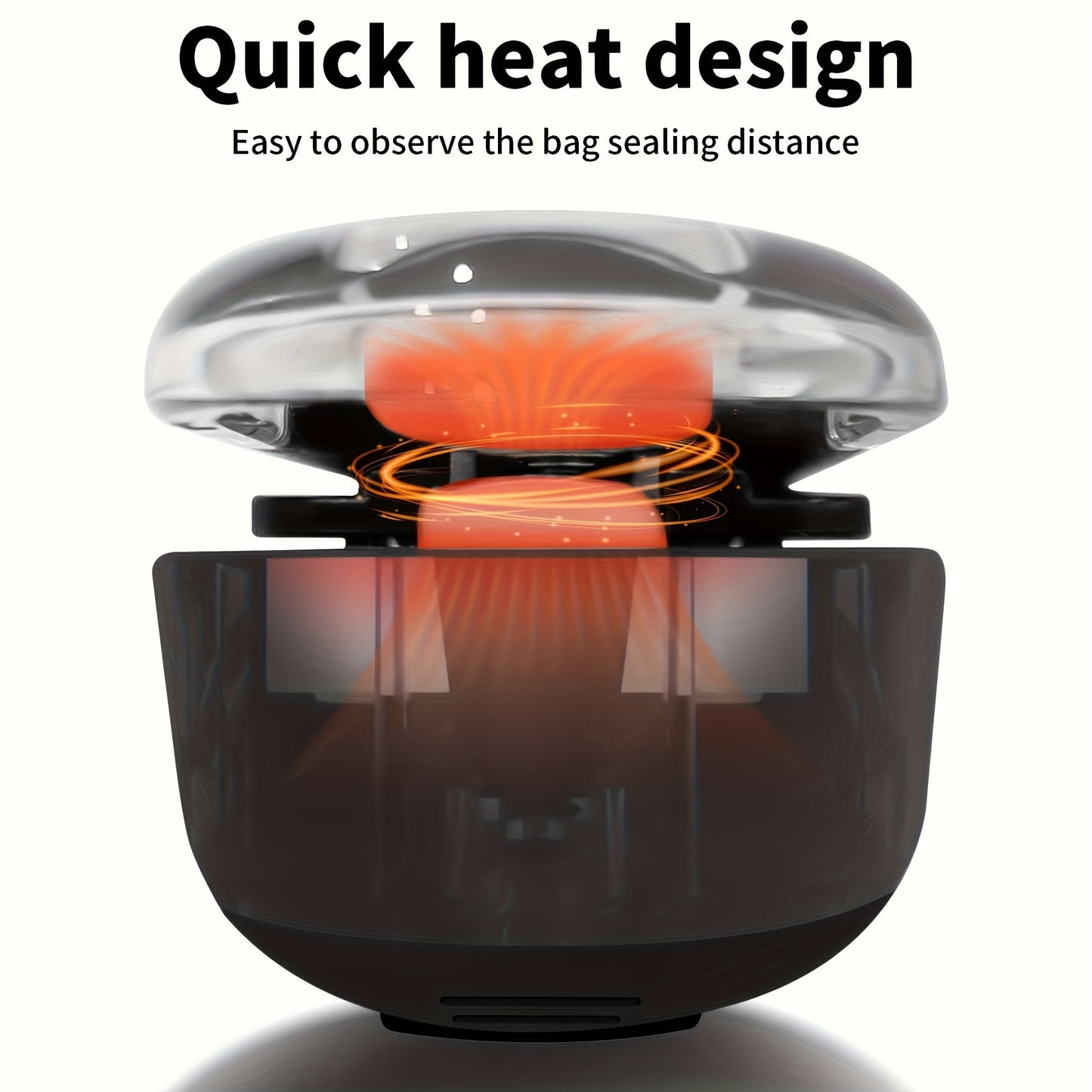 Portable 2-in-1 Heat Vacuum Sealer & Cutter Machine