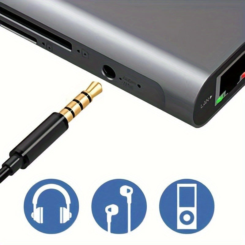 11in 1 USB C Docking Station, Compact Multi-Function Hub