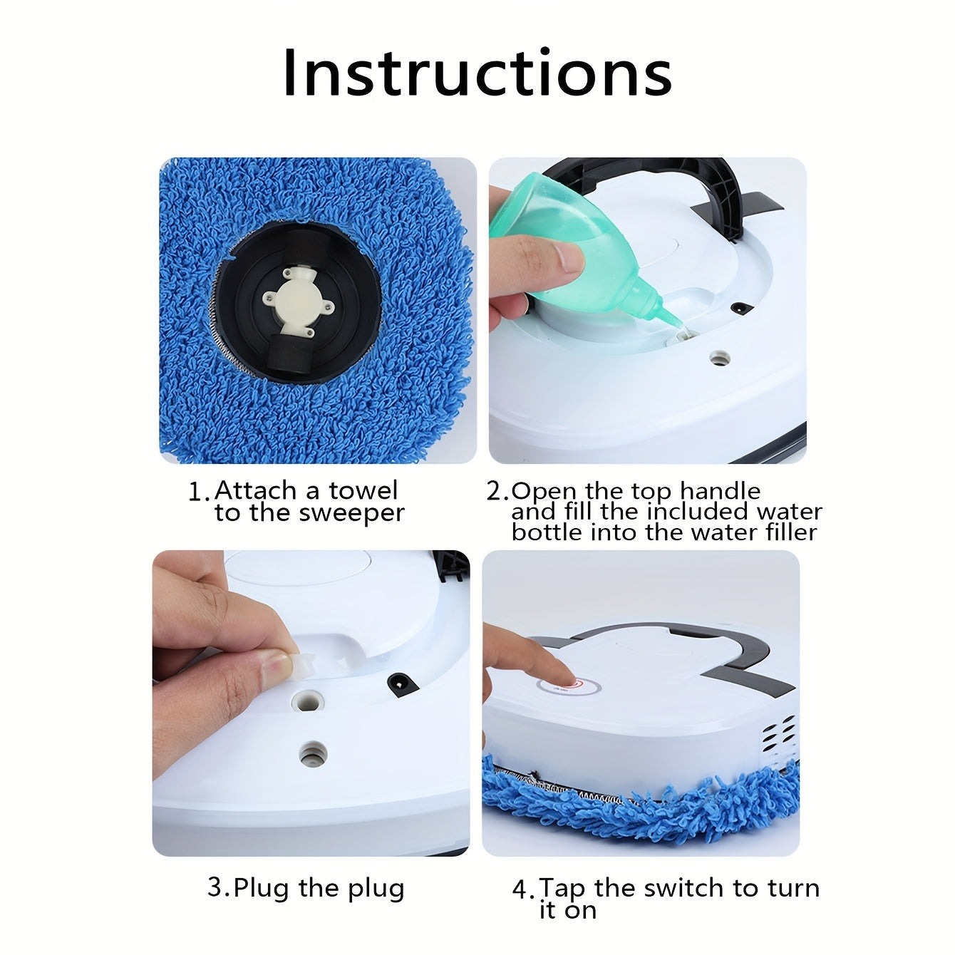 Compact Cleaning Spray Robot: Small and flexible