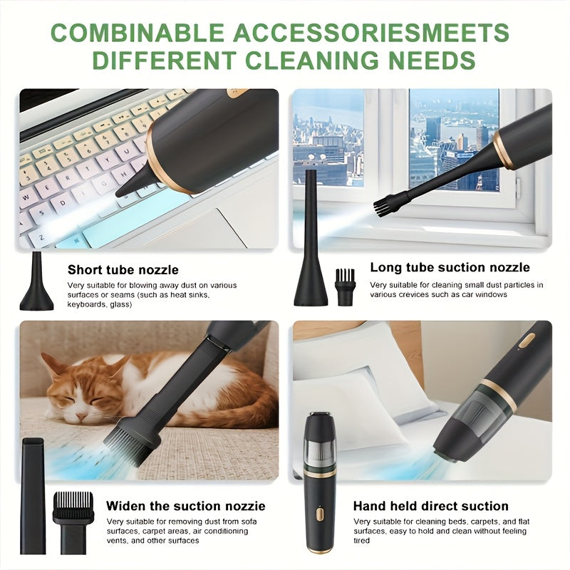 handheld vacuum cleaner, large suction  purpose vacuum cleaner for blowing and sucking