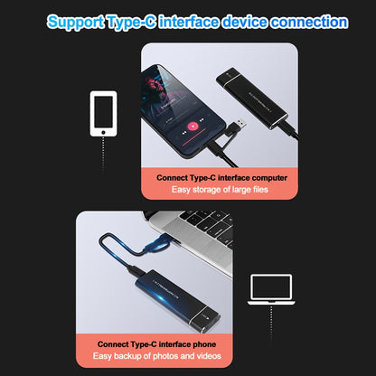 Dual protocol SATA/NVME solid-state hard drive box with 5.08cm -1 line notebook M.2 external hard drive box