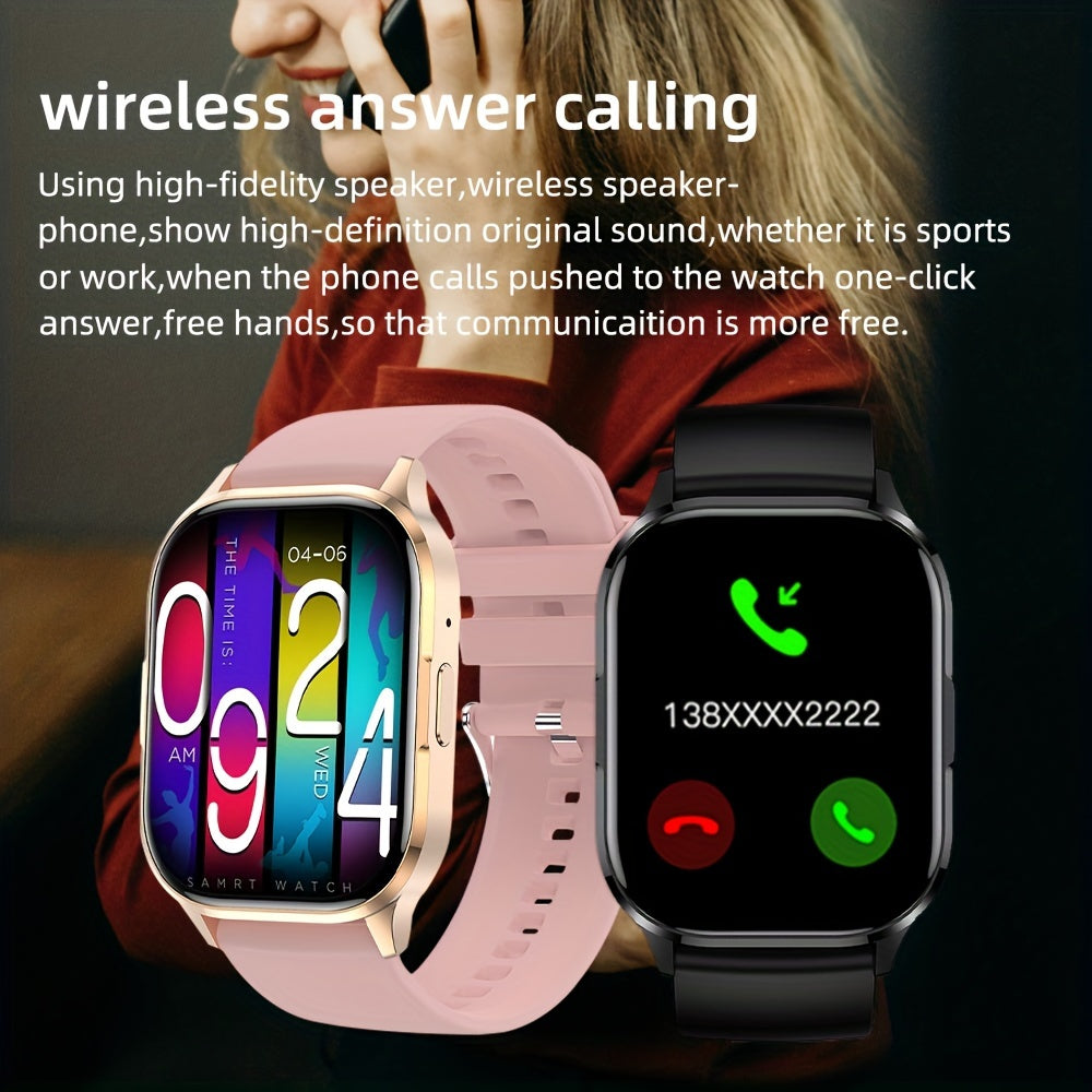 SENBONO Smart Watch - 5.11cm Amoled HD Display, Wireless Calls, Customizable Faces