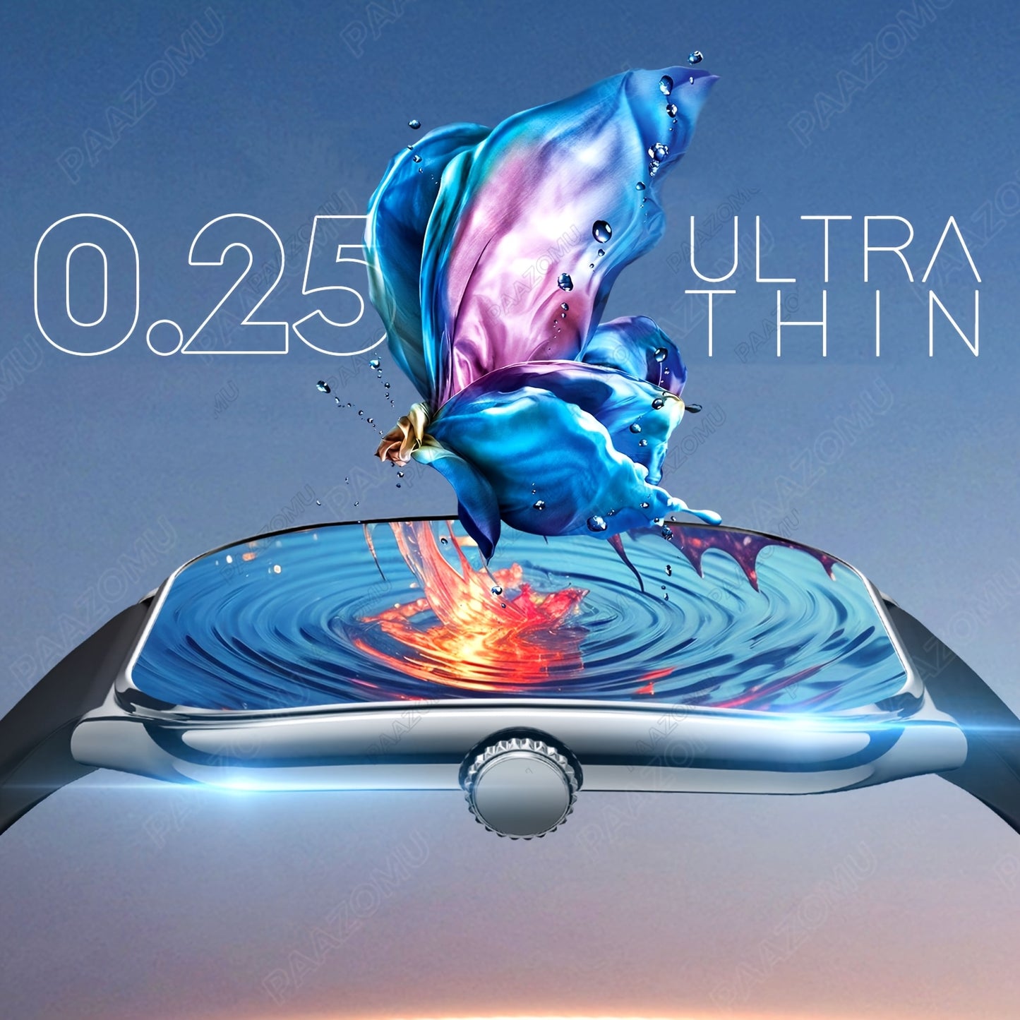 Ultra-Thin 4.98cm AMOLED Smartwatch - HD Resolution, High Quality, Wireless 5.0, Multi-Sport Tracker