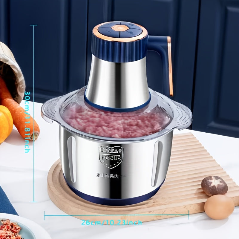 Electric Meat Grinder, Food Processor 5L Stainless Steel And Noodle Machine