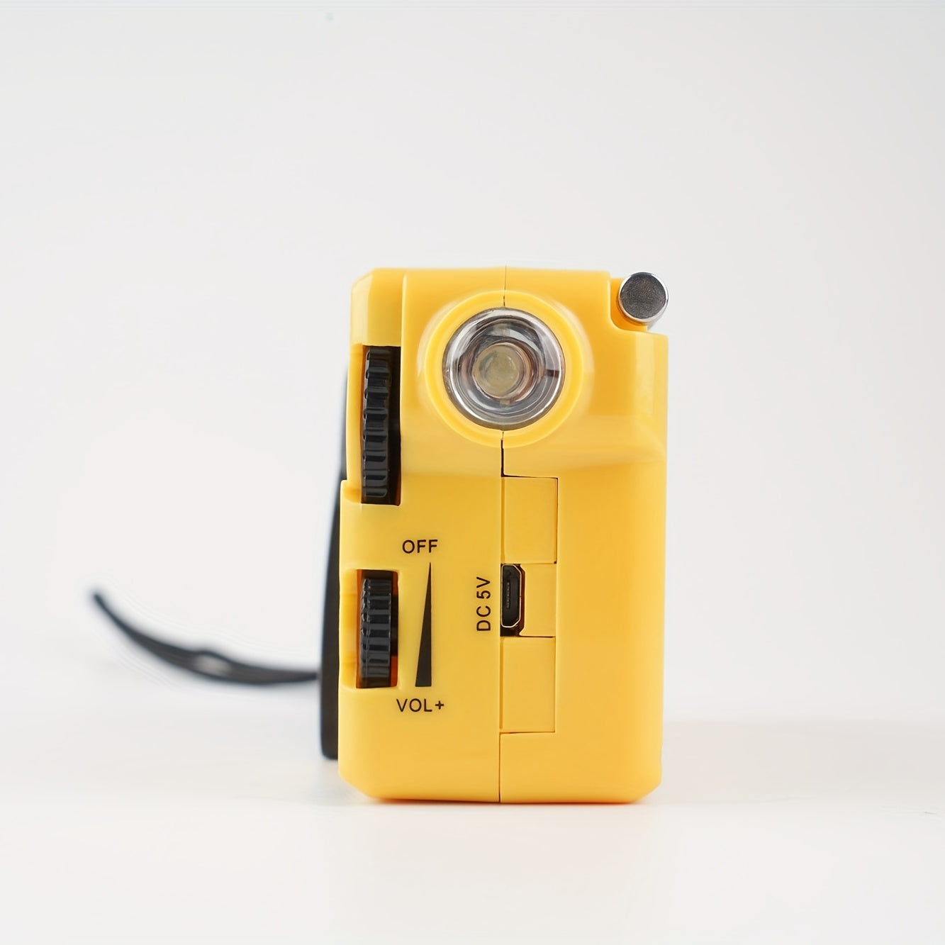 Emergplan Classic Portable Mini Hand Crank Emergency Radio with LED Flashlight