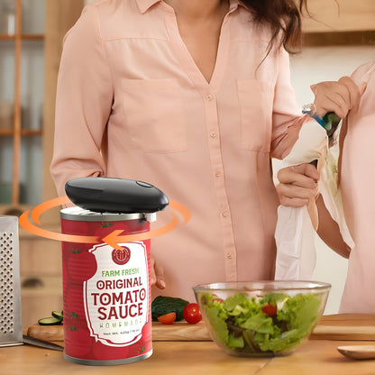 Automatic Can Opener with Smooth Edges