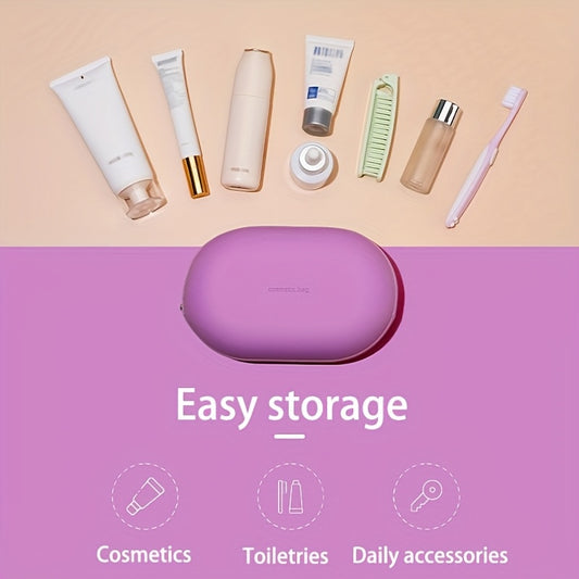 Silicone Toiletry Bag, Waterproof Makeup Pouch