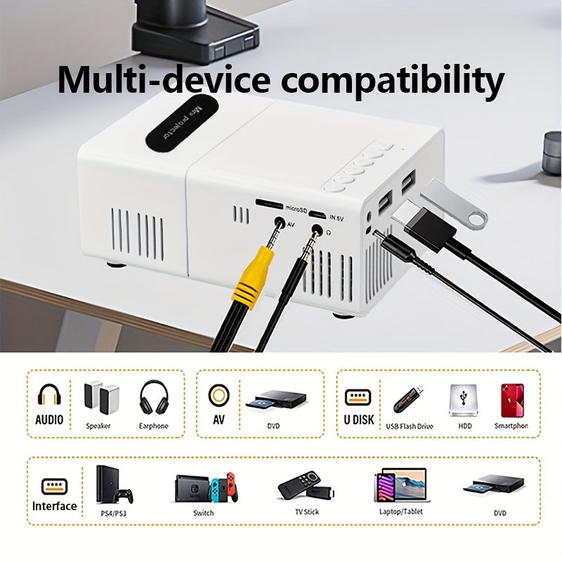 Mini Smart Portable Home Theater Projector